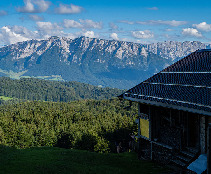 Private villa on a mountain side